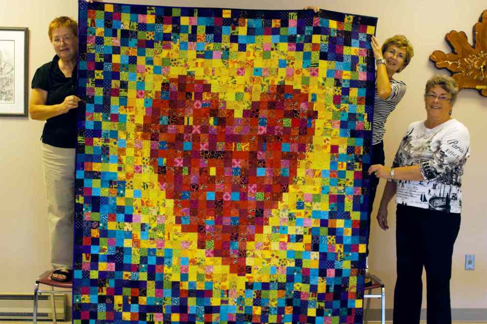 No pattern needed to recreate quilt Our Communities