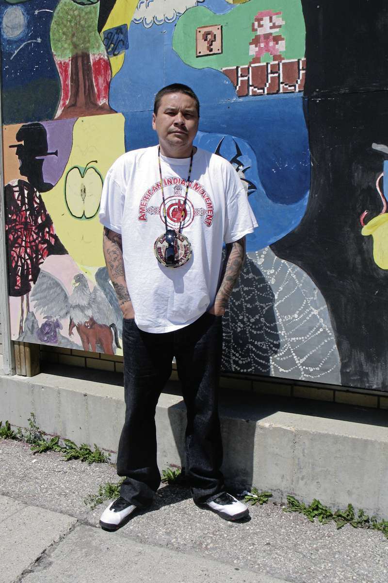 Photo by Jared Story
AIM Manitoba chairman Blackwolf Hart.