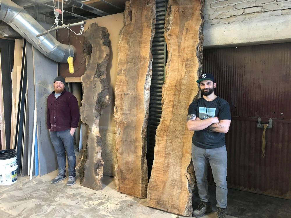 Cousins Brent Morden (left) and Mike Liambas are the driving forces behind Nomadic Designs.