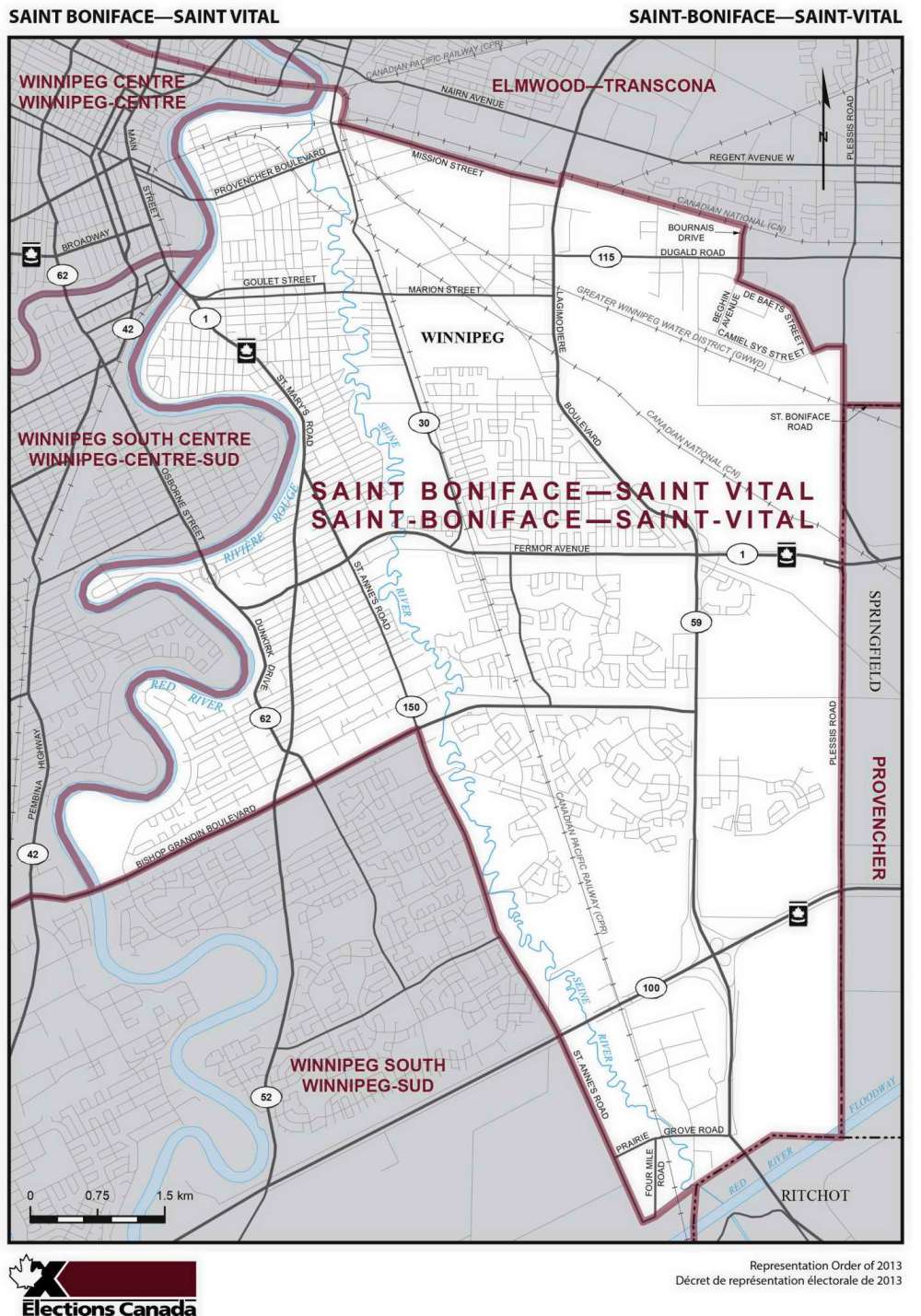 Saint Boniface Saint Vital riding profile Our Communities