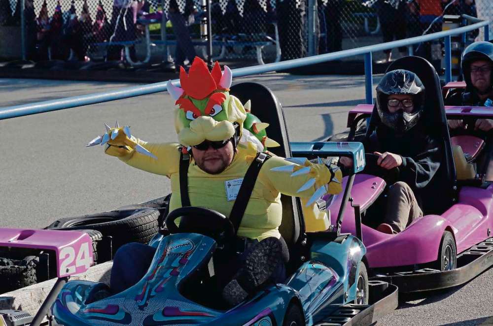 Supplied photo
This racer was on a team inspired by Super Mario and who participated in last year’s Indy Go-Kart Challenge for Huntington Disease. This year’s event will take place at Thunder Rapids Amusement Park in Headingley on Sun., Sept. 10.