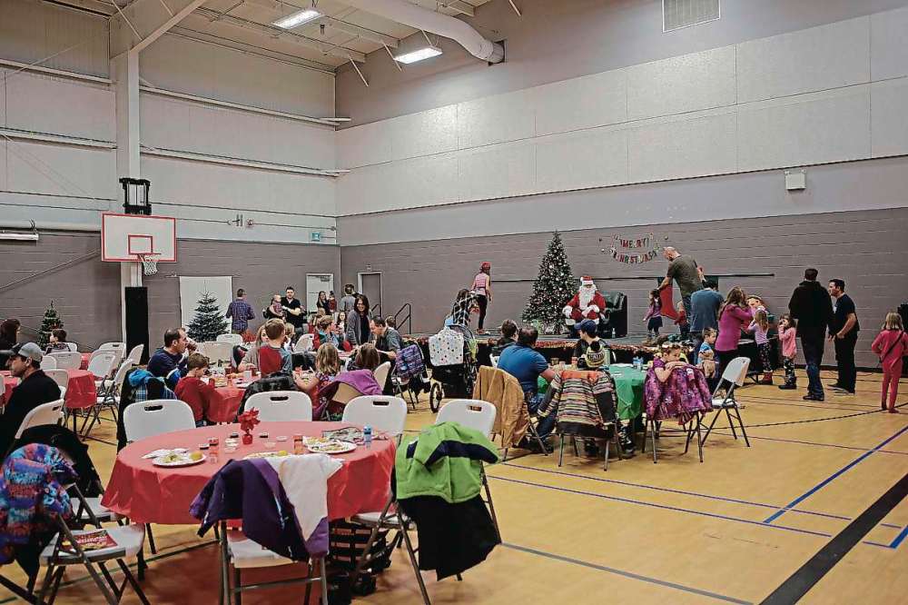 Supplied photo
Caisse Community Centre in La Salle, Man., depends on volunteers to run community events such as its annual Breakfast with Santa, shown here.