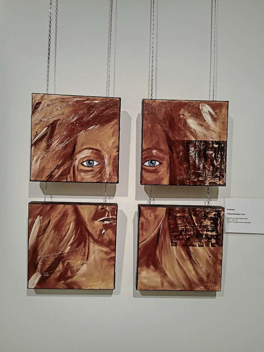 Supplied photo
Portage la Prairie artist Lee Beaton’s work Hidden Truth/Letting Go is being shown as part of the More than just the art exhibition at the Portage & District Arts Centre’s gallery, 11-2nd St. NE until Feb. 17.
