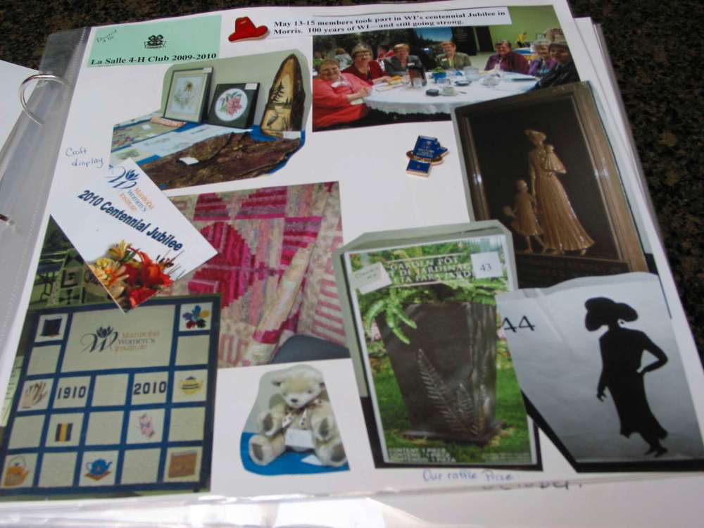 Andrea Geary
The Domain WI members keep an album featuring photos and souvenirs of their activities.