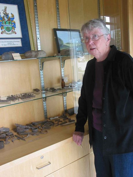 Andrea Geary
Headingley Historical Society member Jean Ammeter stands next to a display case in the Headingley Community Centre which holds artifacts from the municipality’s past.
