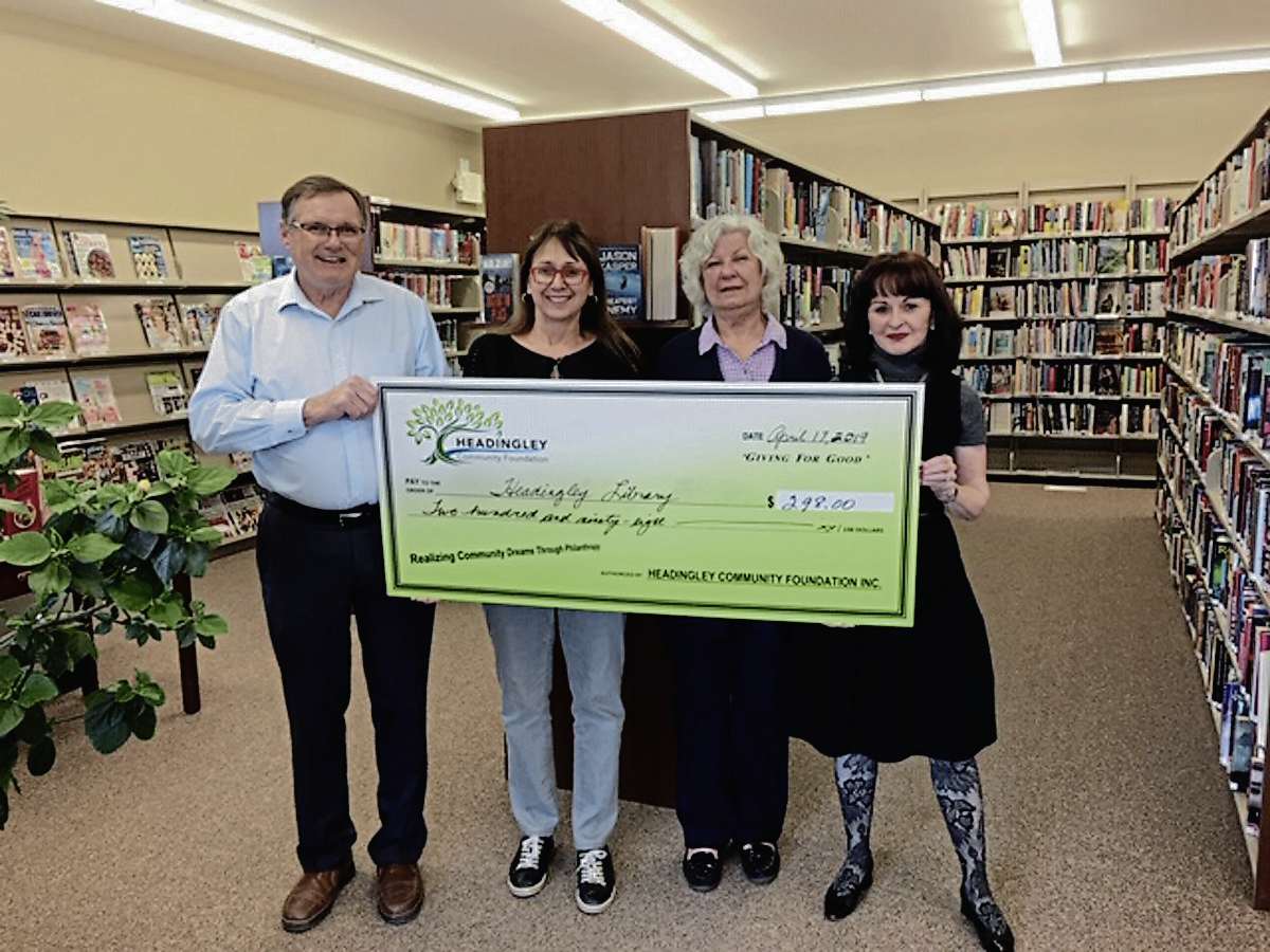 Supporting their library Our Communities