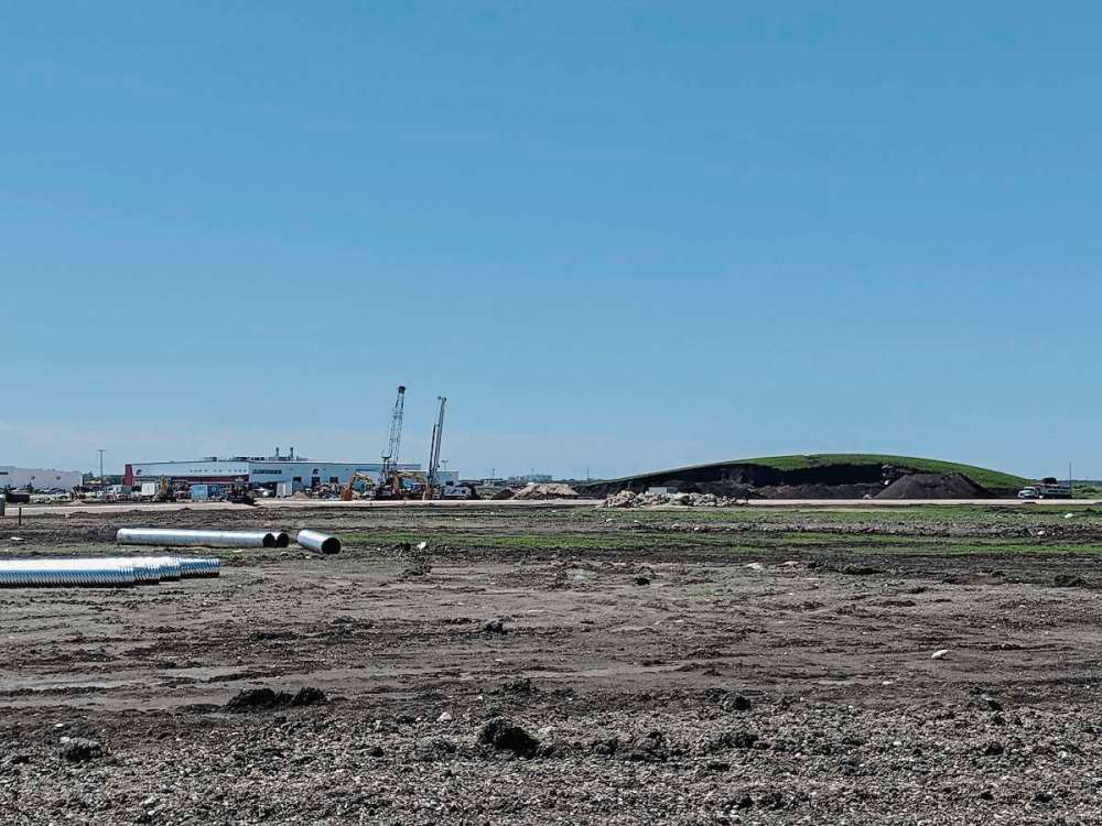 Supplied photo
Water and wastewater services are now being installed in a section of Brookside Industrial Park, within the RM of Rosser. The National Research Council has selected land within this area for an advanced manufacturing research facility.