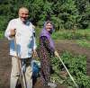 Supplied photo
Operation Ezra volunteers are shown hilling potato plants on a farm near Portage la Prairie this summer. The potatoes will soon be harvested and distributed to Yazidi families in Winnipeg who need food assistance.