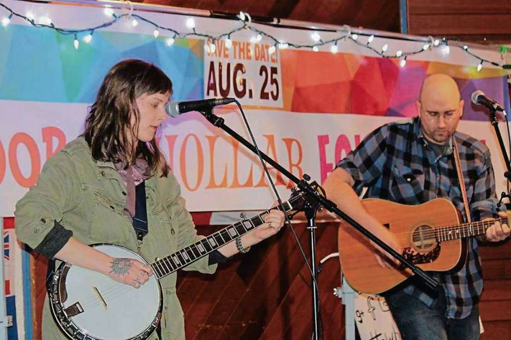 Photo courtesy of Jani Witoski
Local hypno-folk duo TWIN are shown hosting the Open Mic & Jam Night in April. The monthly event begins again on Fri., Nov. 30 at the Portage la Prairie Royal Canadian Legion, located at 275 Duke Ave.