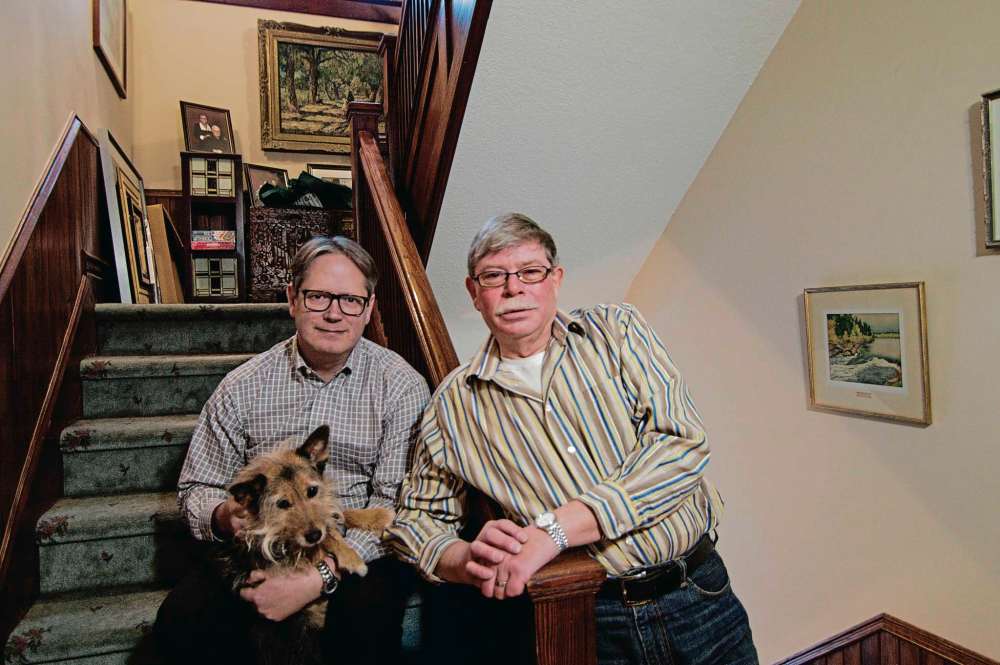 Alana Trachenko
Thomas McLeod (left) and Jim Fielder are part of the Armstrong’s Point Association, which has been working with the City for a heritage district designation.
