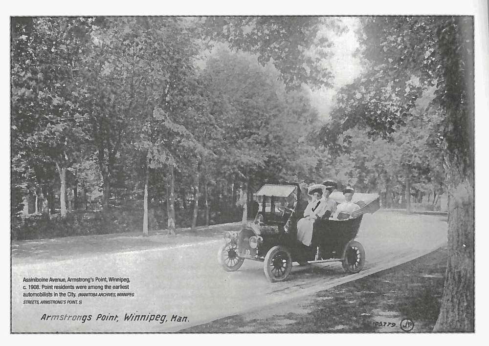Supplied image
Armstrong’s Point residents were the first of the city to own and drive automobiles.