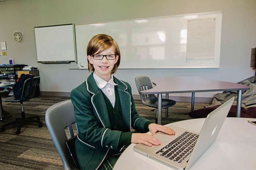 Alana Trachenko
Lucy Christopher, Grade 6 student at Balmoral Hall, recently presented her stop-motion film at the school’s film festival.