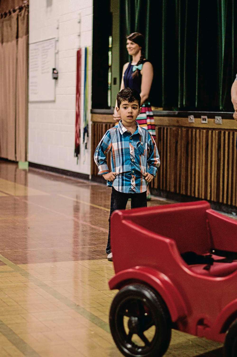 Alana Trachenko
Zekariah Sabsabi stands beside his new Little Buggy Co. wagon.