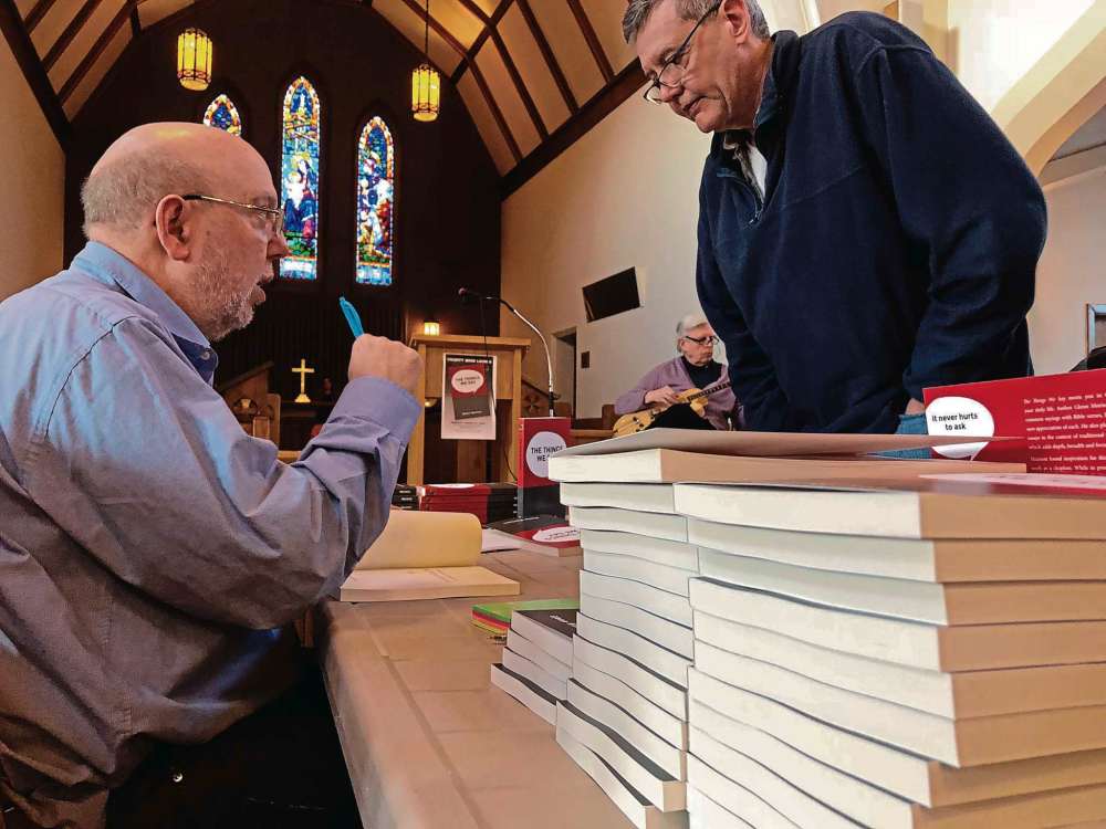 Supplied photo
Glenn Morison released his book, The Things We Say: Contemplative Reflections on March 22. All proceeds raised will go to low-income tenants living at the Old Grace Co-op.