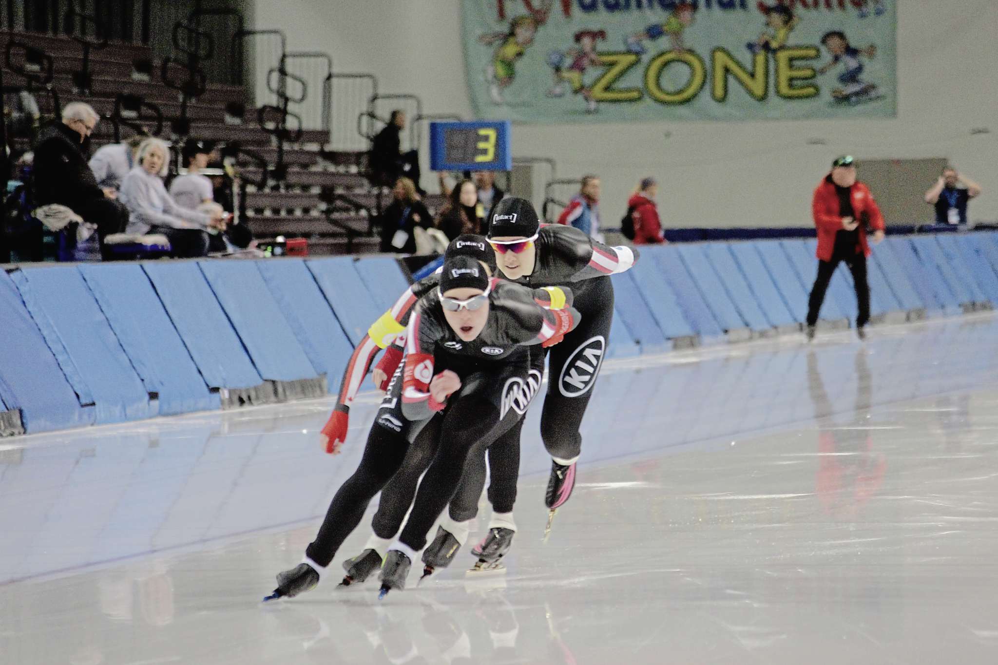 Speed skater races to second in final junior year Our Communities