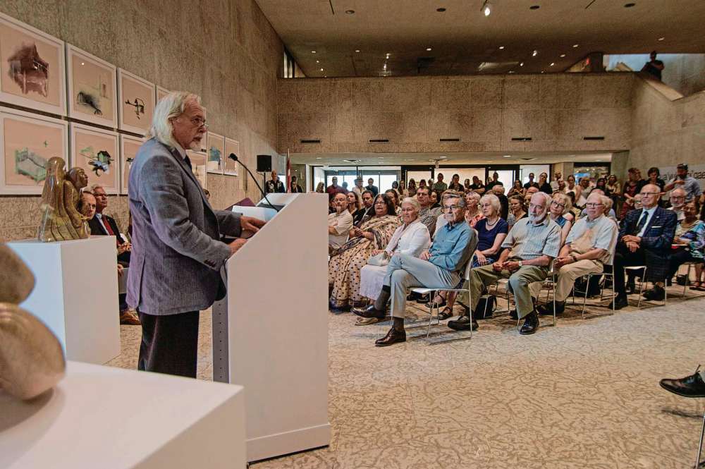 Alana Trachenko
Fred Ford shares his thanks for the WAG’s commitment to Inuit art and culture.