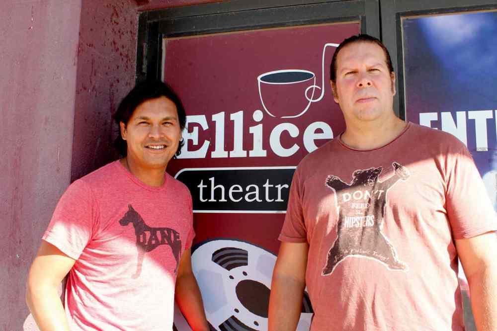 Cindy Chan
The Adam Beach Film Institute is now operating at its new location, the Ellice Café and Theatre. Pictured: Adam Beach and Jeremy Torrie.