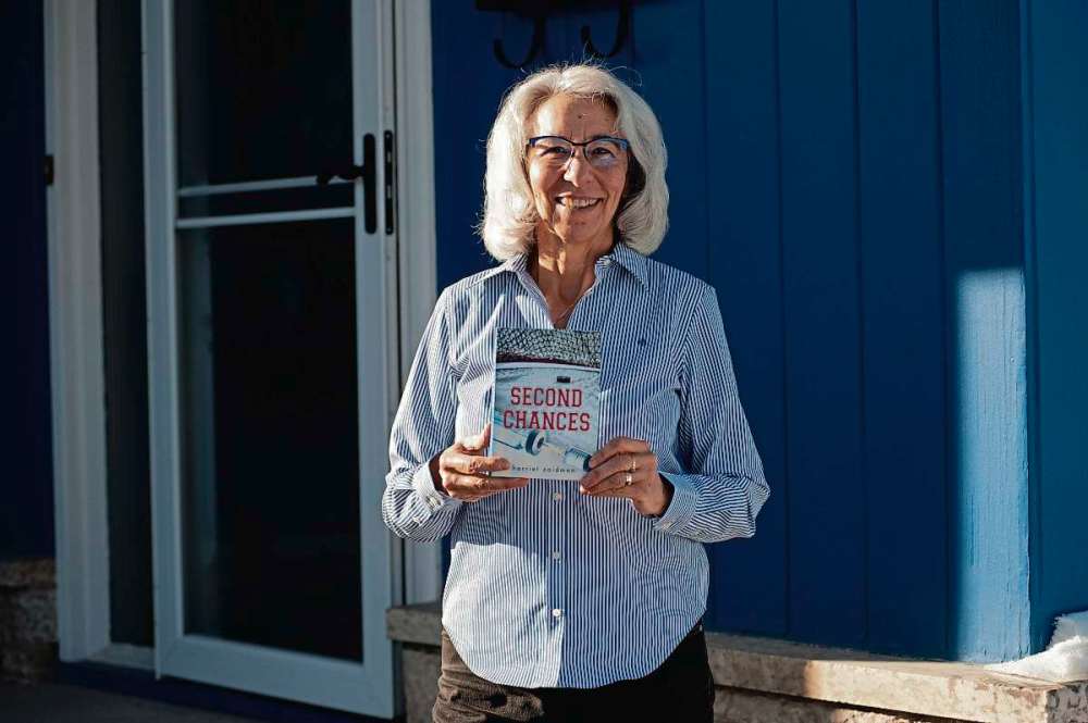 Photo by Cody Sellar
Harriet Zaidman shows off her latest young adult novel, Second Chances.