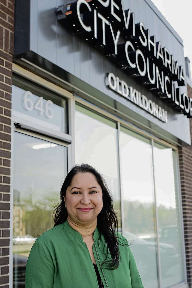 Supplied photo
Coun. Devi Sharma looks ahead to a year in which a tight budget may put a squeeze on new projects and a new mayor will take office.