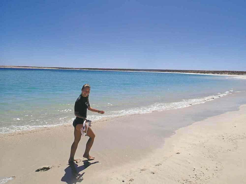 Whenever time permits, Rankine makes a point of enjoying her time in Western Australia. She said the snorkeling in the area is superb.