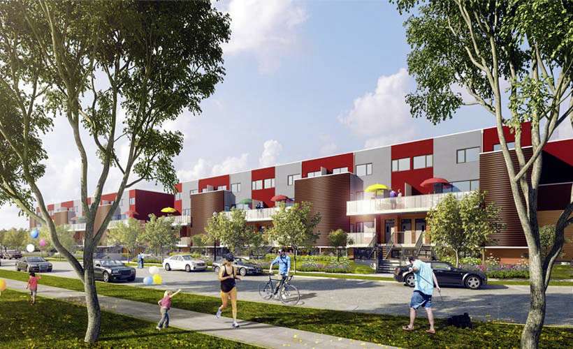 First Fort Rouge TOD townhouses halfway finished Our Communities