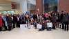 Supplied photo
Operation Ezra members, family, and friends greet the two families at Richardson International Airport on Dec. 21.