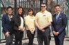 Danielle Da Silva - Sou'wester
(From left) Fort Rouge-East Fort Garry city councillor Jenny Gerbasi, Osborne Village BIZ executive director Stephanie Meilleur, members of the new Osborne Village foot patrol, and mayor Brian Bowman are pictured at Stradbrook Avenue and Osborne Street to announce $30,000 in City funding towards the new safety program.