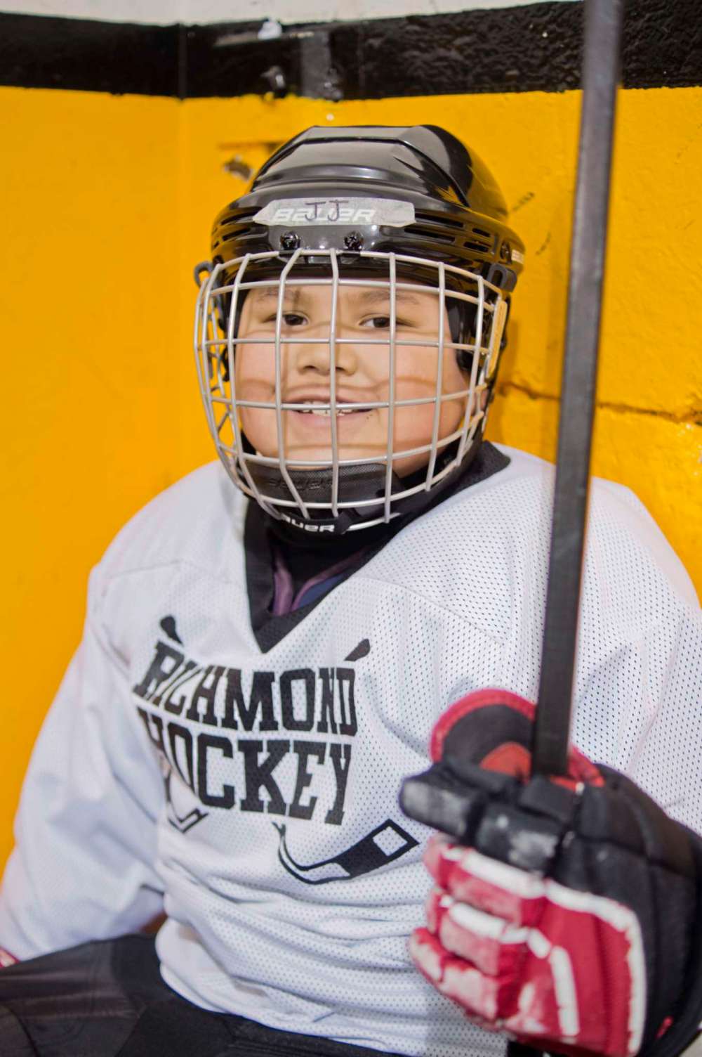 Danielle Da Silva - Sou'wester
Justice Johnston, 9, had never skated prior to his time with Richmond Hockey. The Grade 4 student says he’s more confident and wants to continue to improve his game.
