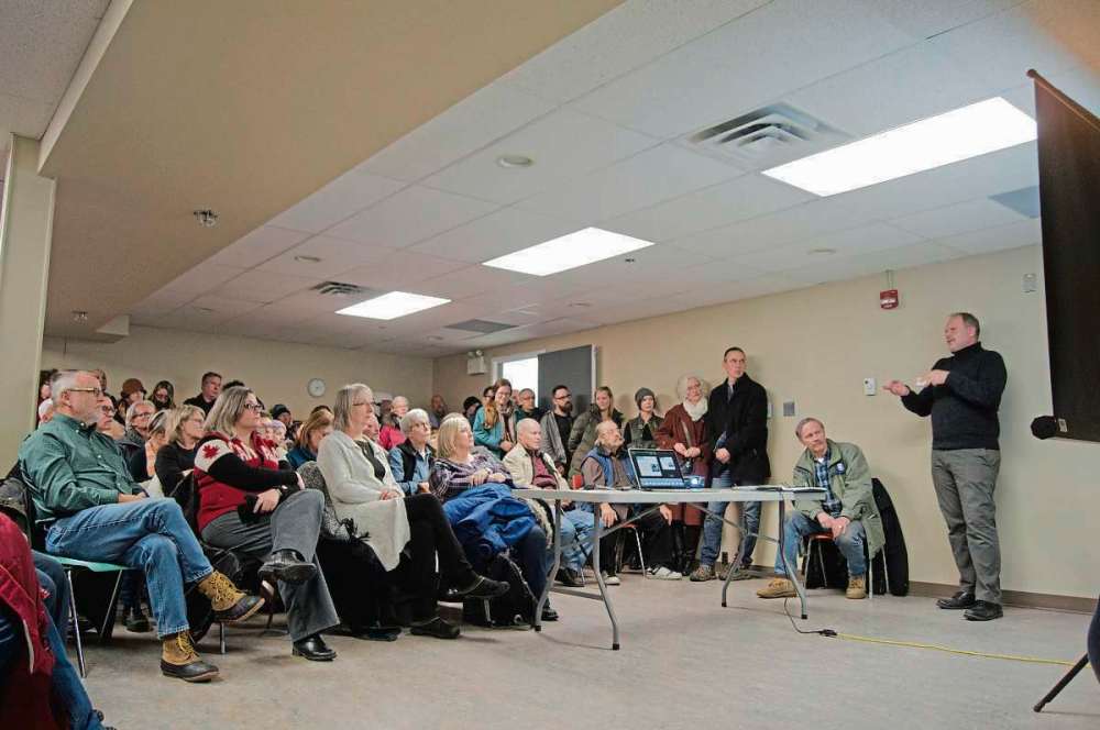 Danielle Da Silva - Sou'wester
Around 100 people crammed into a meeting room at the Fort Rouge Leisure Centre to attend a community information session on the Rubin Block at 270 Morley Ave.