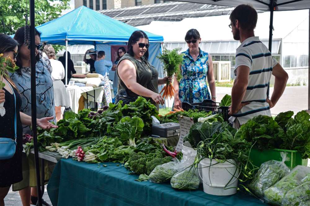 Supplied photo by Michaela Peyson
The University of Manitoba’s Office of Sustainability has launched a biweekly farmers’ market on campus. It runs Tuesdays from 10 a.m. to 3 p.m. The next market date is July 30.