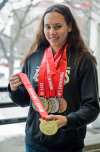 Danielle Da Silva - Sou'wester
Kelsey Wog won six medals at the Canada West Swimming Championship held at the University of Victoria between Nov. 24 and 26.
