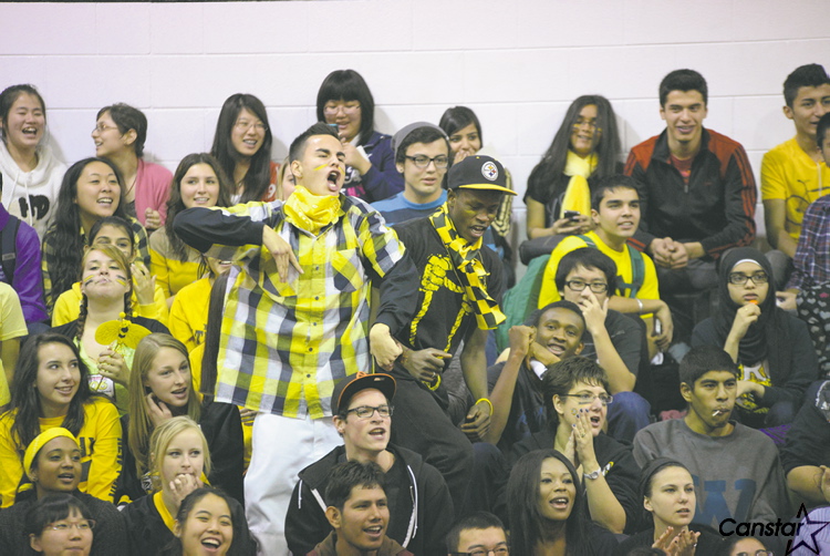 Supplied photo
FRC students show their school spirit at a pep rally for Finding Undeniable.