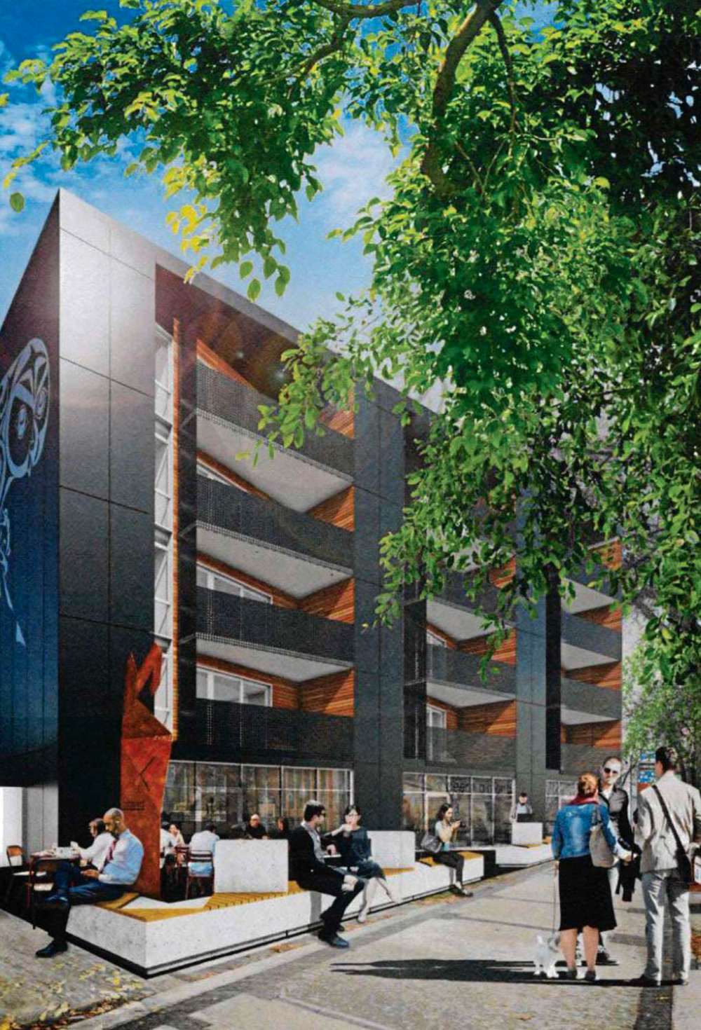 Supplied image
An artist's rendition of an affordable housing product that was approved for construction at 198 Sherbrook St.