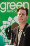 Mike Deal / Winnipeg Free Press
James Beddome, leader of the Green Party of Manitoba, is running for MLA in Fort Rouge.