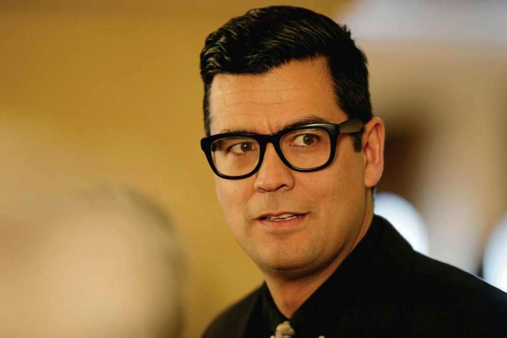 David Alexander Robertson is pictured in a file photo. Strangers, the first in a trilogy of books planned by Robertson, won the Michael Van Rooy Award for Genre Fiction at this year’s Manitoba Book Awards.