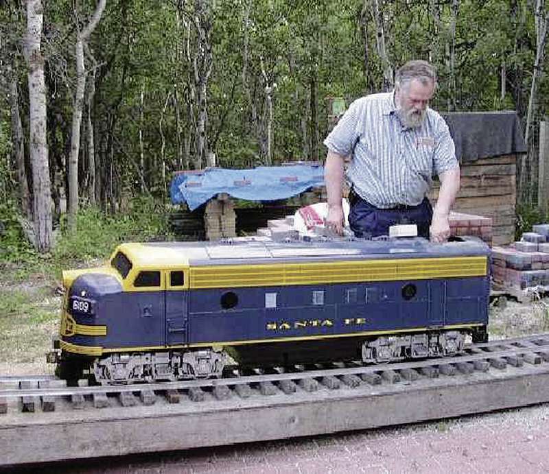 Photo courtesy of Assiniboine Va
The Assiniboine Valley Railway, a one-eighth scale miniature railway on Roblin Boulevard, was founded by the late Bill Taylor (above) in 1995.