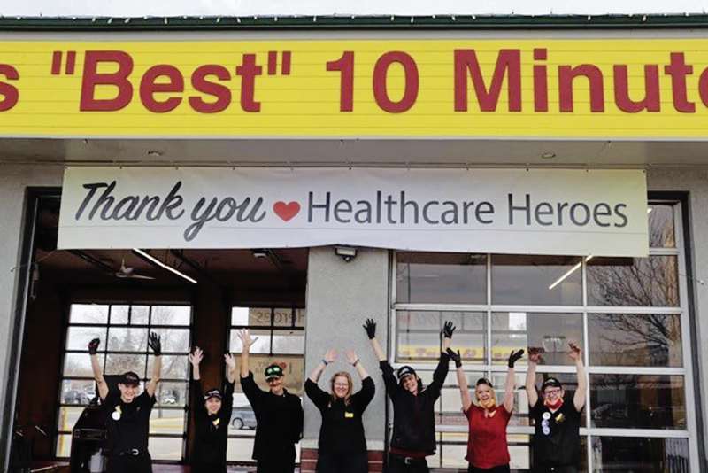 Super Lube honours our health care heroes Our Communities