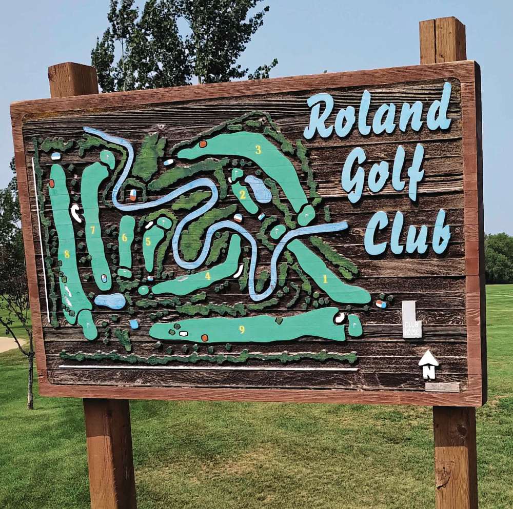 Photo by Ryan Desjarlais 
The nine-hole layout at Roland is relatively long and quite enjoyable.