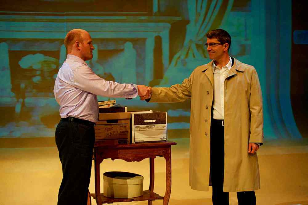 Supplied photo
Carson Nattrass (left) and Paul Essiembre star in The Best Brothers, Prairie Theatre Exchange’s first production of the season.