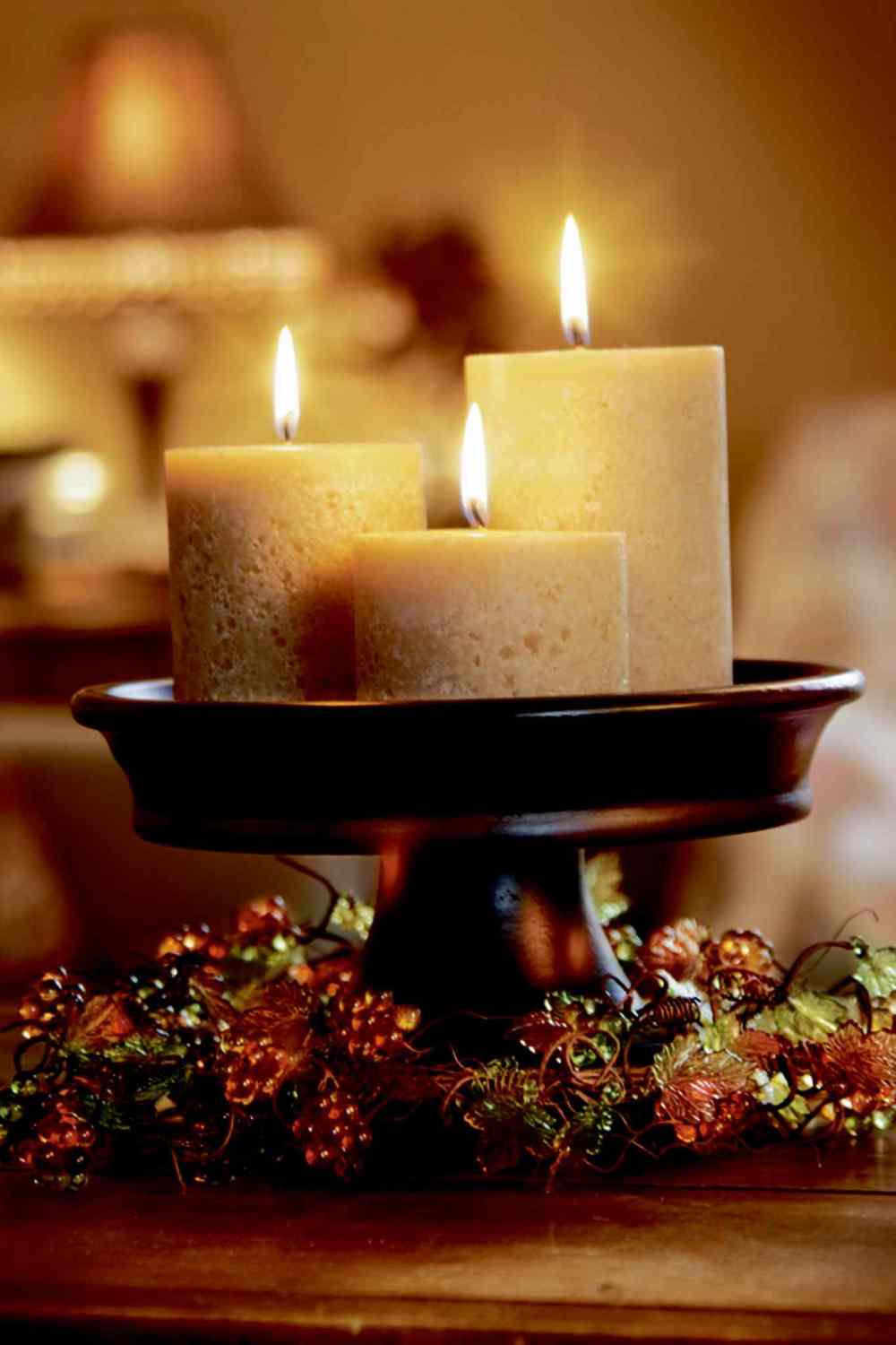 Supplied photo
Wax-coated pine cones make great fire starters and table decorations for the holidays, so make use of leftover candle wax and try making a few.