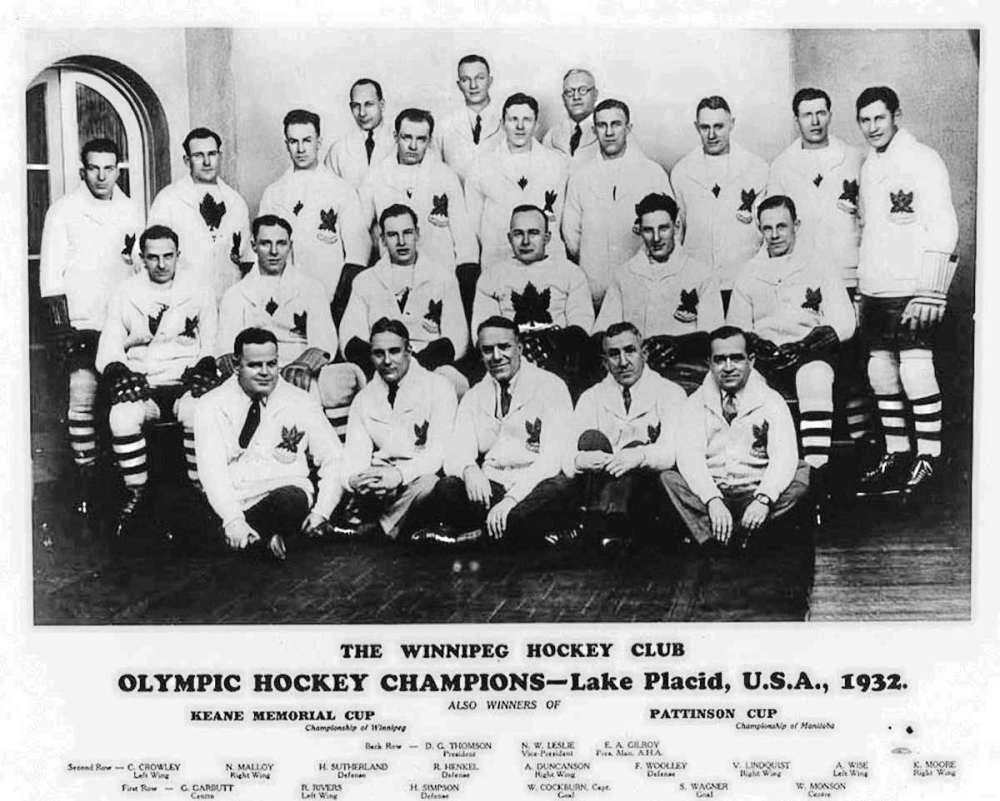 Headliner, Herald, Lance, Metro,
The Winnipegs hockey team, Canadian senior hockey champions in 1931, represented the country at the 1932 Winter Olympics in Lake Placed, N.Y., winning the gold medal.