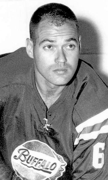 Photo courtesy of the Society for International Ice Hockey Research
On March 17, 1963, Winnipegger Art Stratton notched nine assists for the Buffalo Bisons in an 11-4 AHL win over the Pittsburgh Hornets.