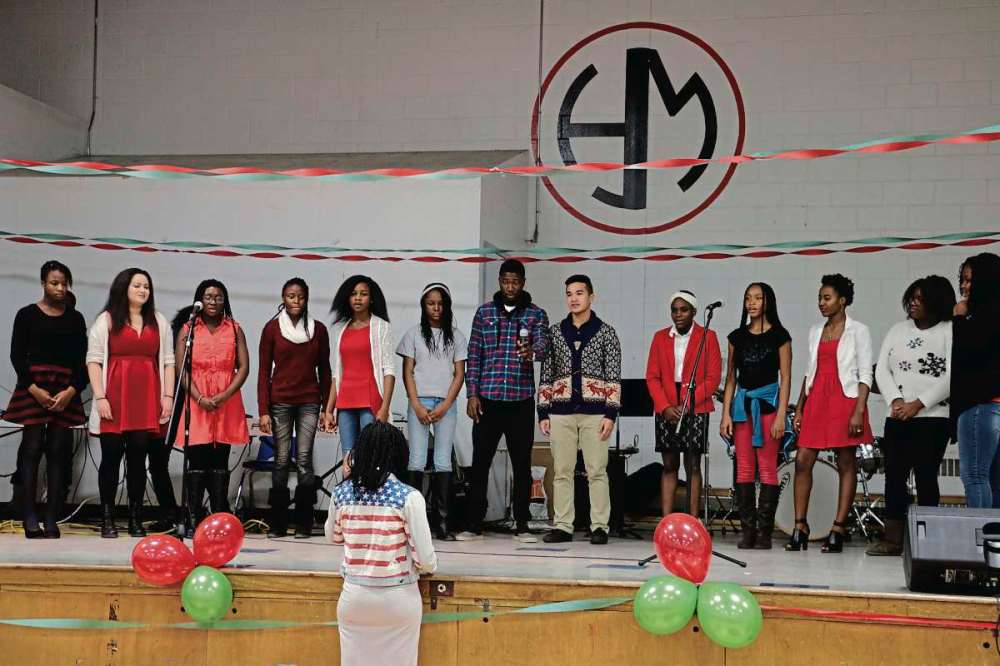 Sou'wester
Some Peaceful Village kids singing. The FRC/Acadia Peaceful Village program is hosting a Celebration of Diversity on April 11 in the gymnasium at Acadia Junior High School.