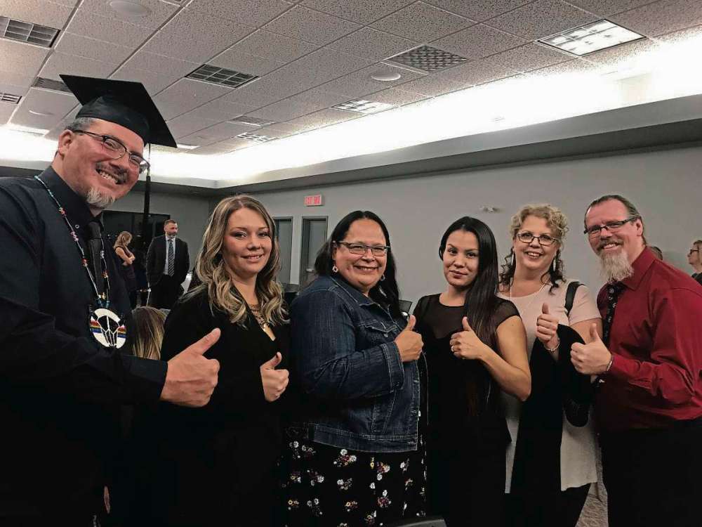 Photo by Derek Dabee
Jeremy Haines, Kim Geswein, Pam Pompana, Roxanne Brule, Keirin Curle and Chris Eccles are recent graduates of the CATEP program for Aboriginal teachers.