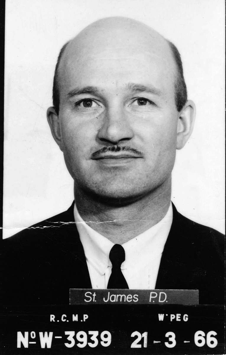University of Manitoba Archives / Winnipeg Tribune Collection
Ken Leishman’s mugshot taken after he was charged in connection with the March 1966 gold heist.