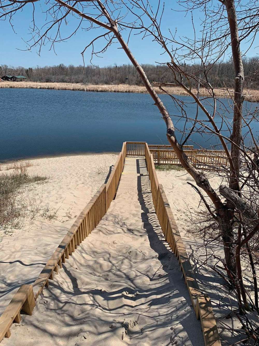 Photo by Jeff O’Leary 
Sandy Bay, a sub-division of Victoria Beach, is a fascinating place to explore if you’re looking for a day trip that’s relatively close to the city.