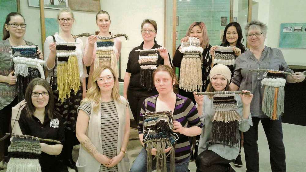 Learning the art and craft of weaving Our Communities