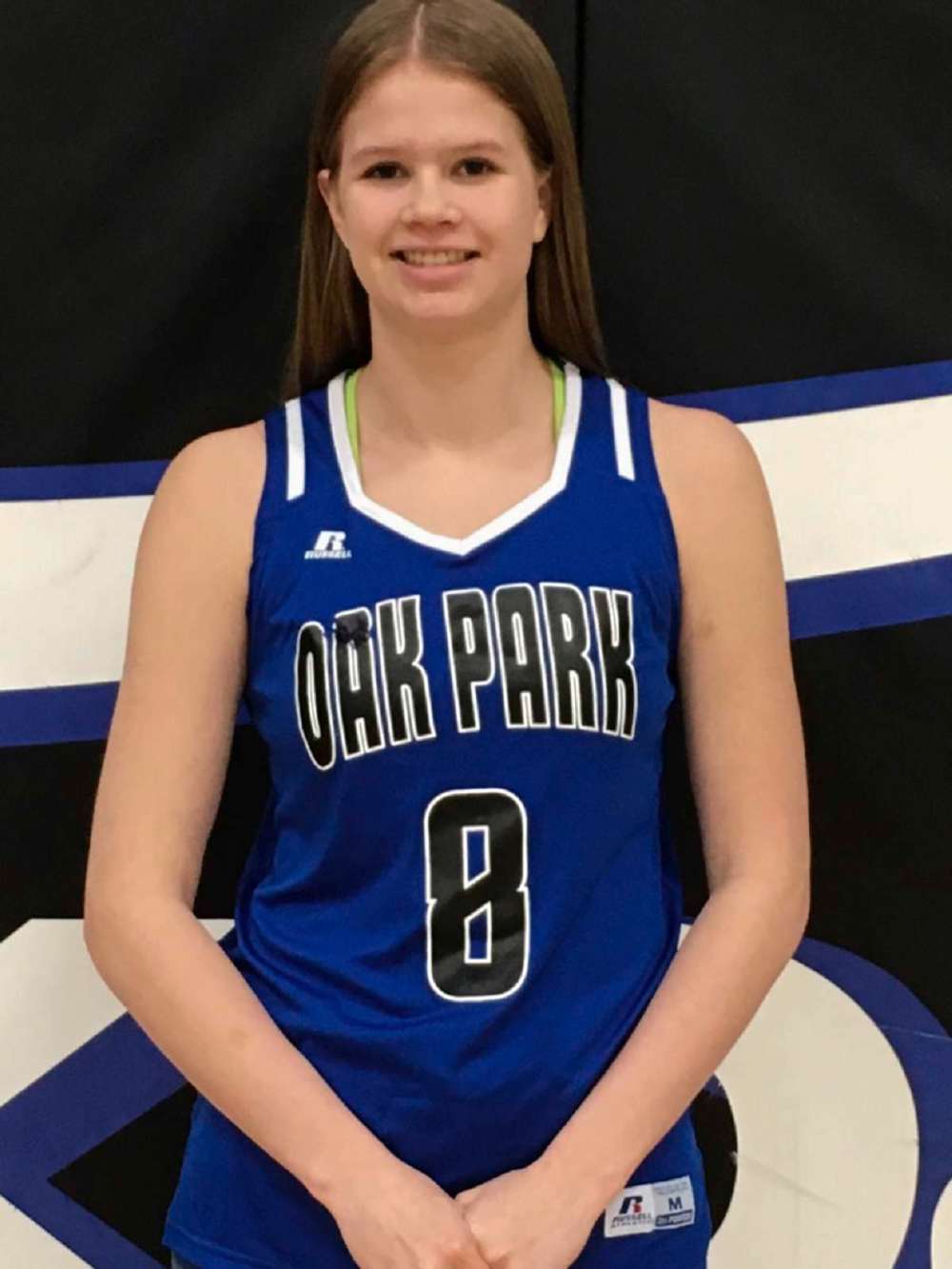 Supplied photo
Oak Park basketball player Emily Johnson was named MHSAA athlete of the week on Jan. 16