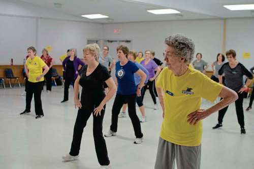 Eva Wasney
Participants in the Elderobics program at Heritage Victoria Community Centre.