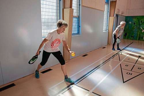 Eva Wasney
Robert A. Steen Community Centre offers drop-in pickleball once a week.